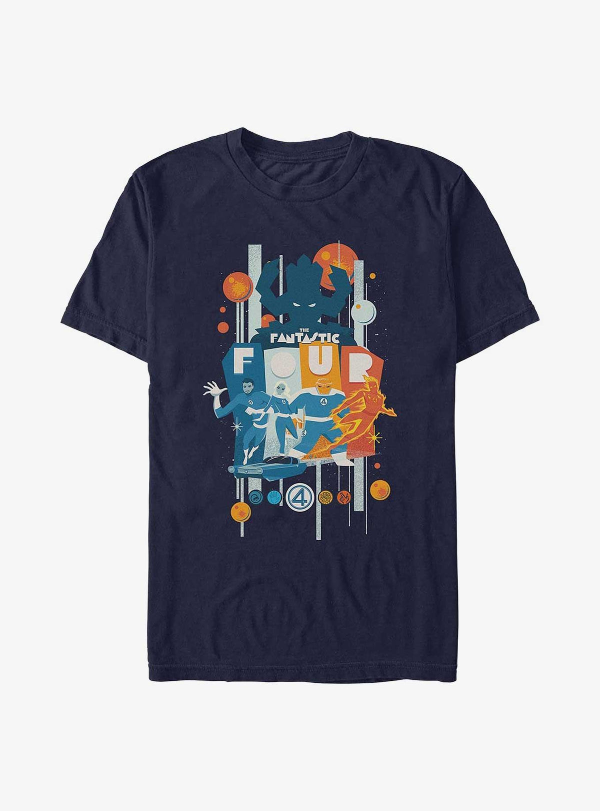 The Fantastic Four First Steps Retro Cosmic Power T-Shirt