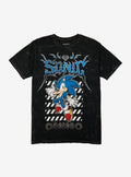 speedy hedgehog Stripe Metal Dark Wash T-Shirt
