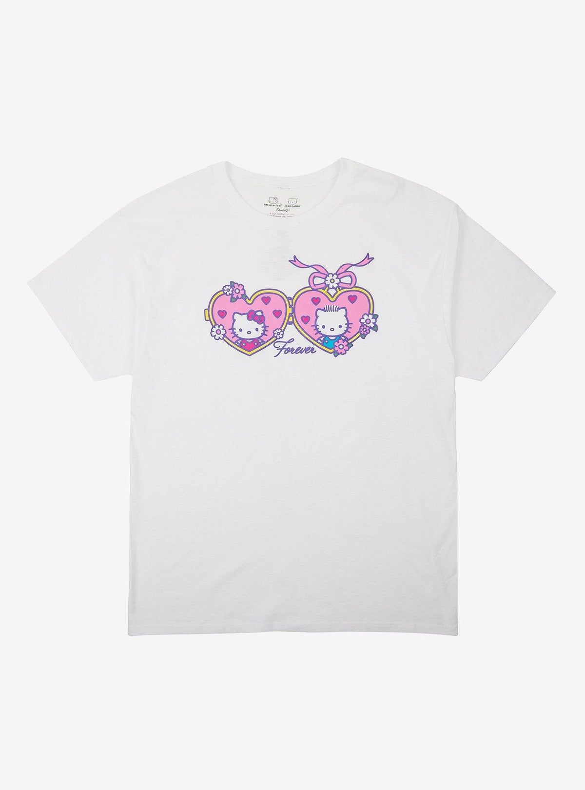 cute kitty Dear Daniel Forever Locket T-Shirt