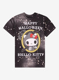 cute kitty Happy Halloween Glitter Splatter T-Shirt
