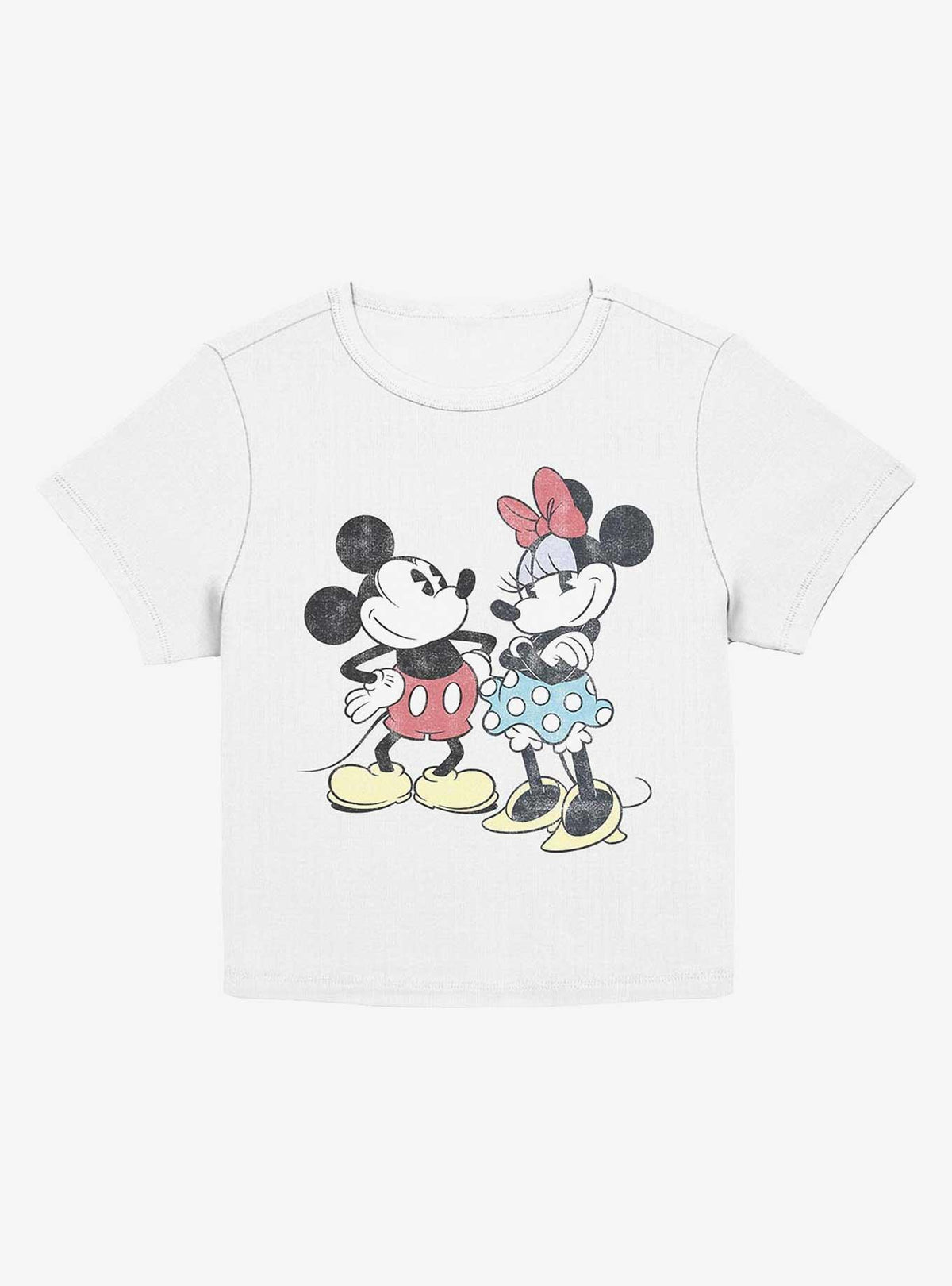 Mickey Mouse Minnie Mouse Retro Girls Baby T-Shirt