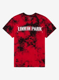 Linkin Park Red Black Cloud Wash T-Shirt
