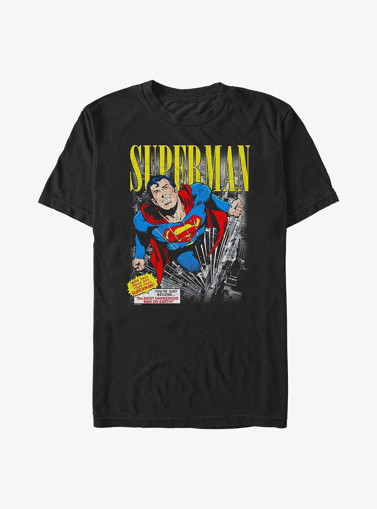 DC super hero Big Tall T-Shirt Hot Topic Exclusive
