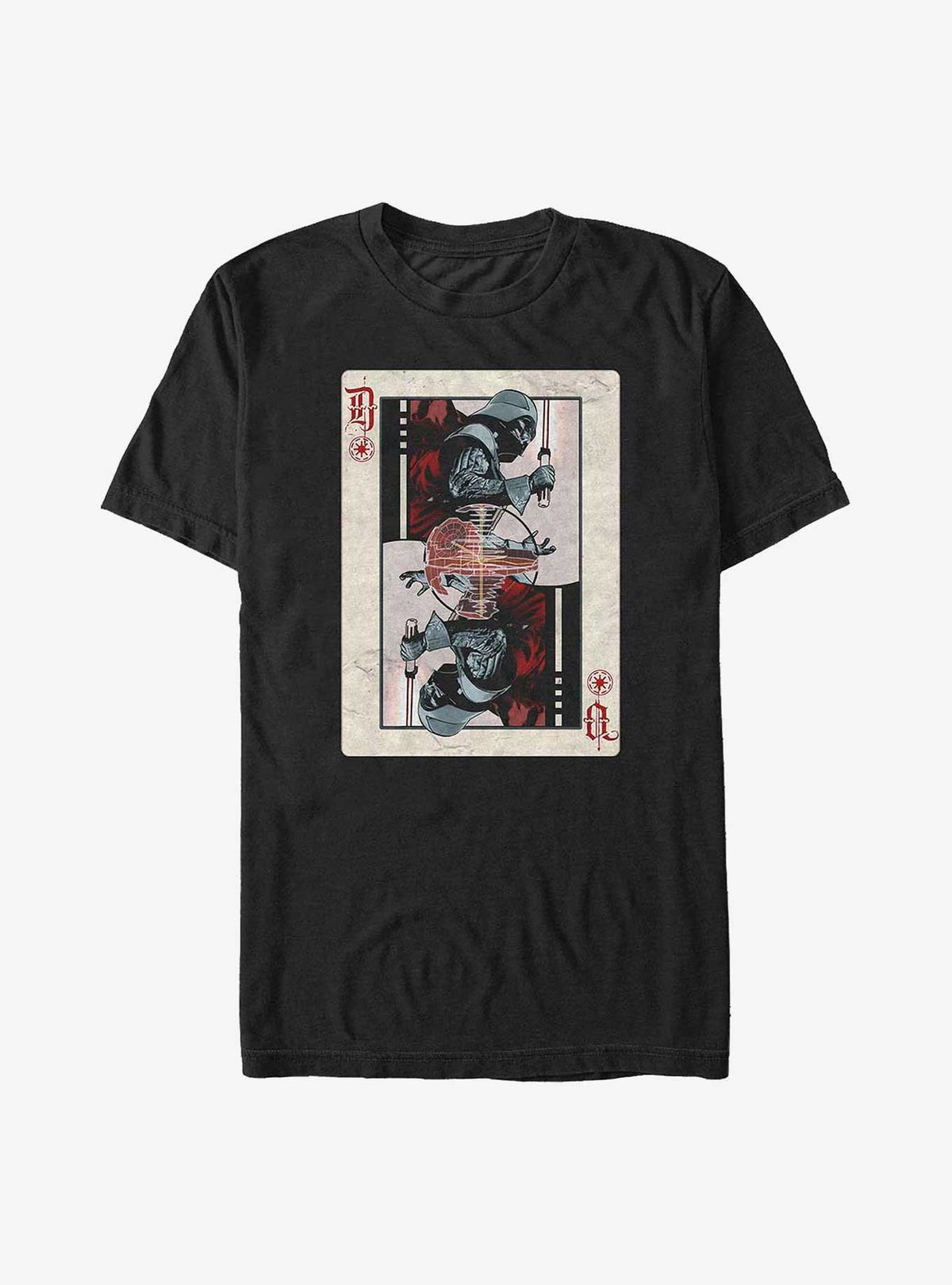 space adventure Death Star Vader Card Big Tall T-Shirt