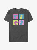 Goofy Neon Grid Big Tall T-Shirt