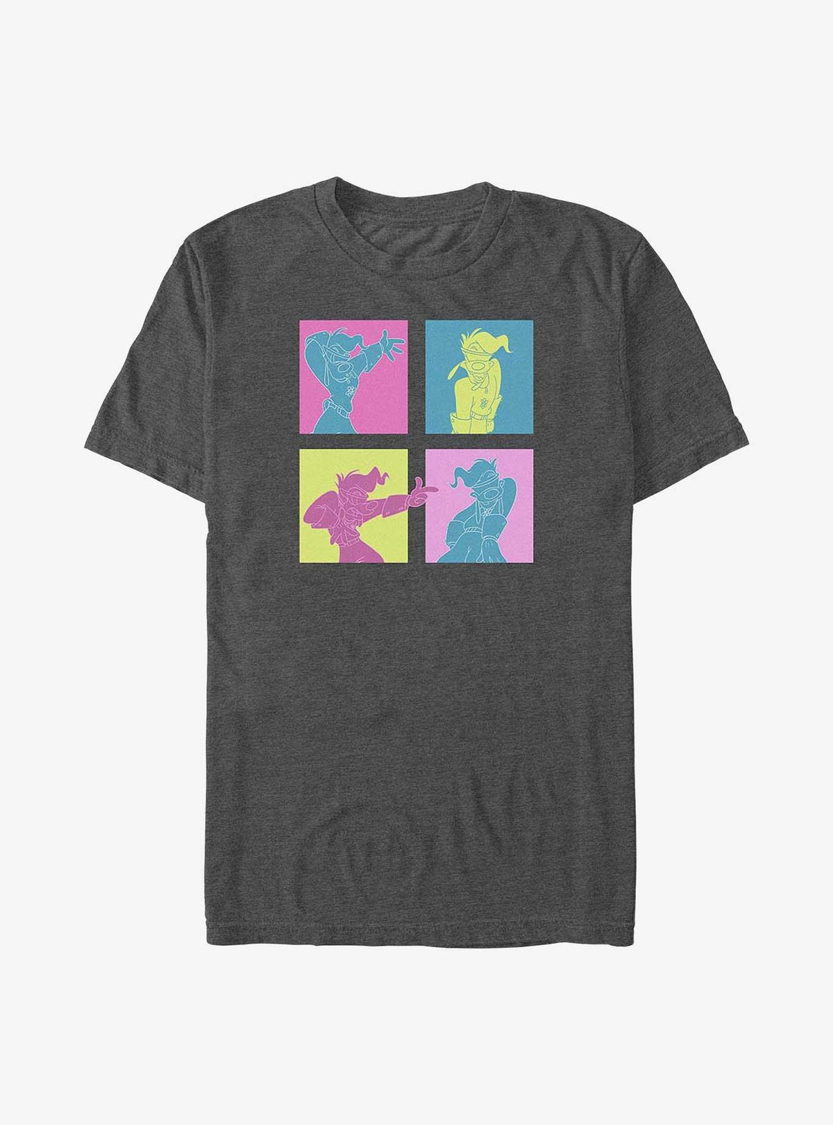 Goofy Neon Grid Big Tall T-Shirt