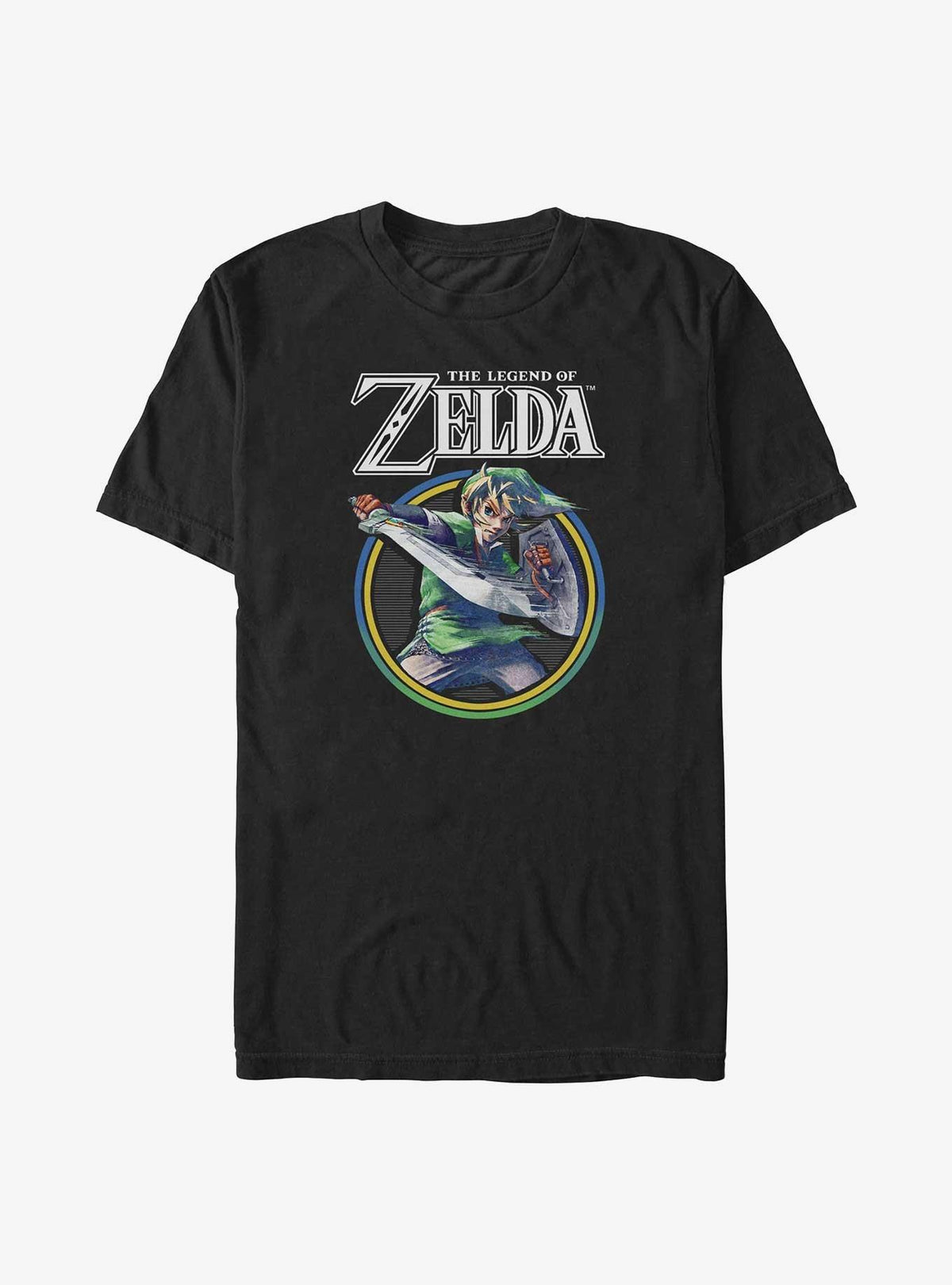 Nintendo Retro Text Circle Big Tall T-Shirt