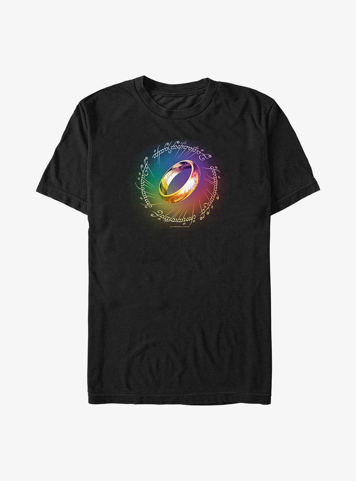 The Lord of the Rings Rainbow Ring Big Tall T-Shirt