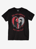Wednesday Morticia Wednesday Split Heart Girls T-Shirt