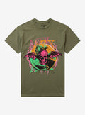 Avenged Sevenfold Deathbat Lightning Two-Sided T-Shirt