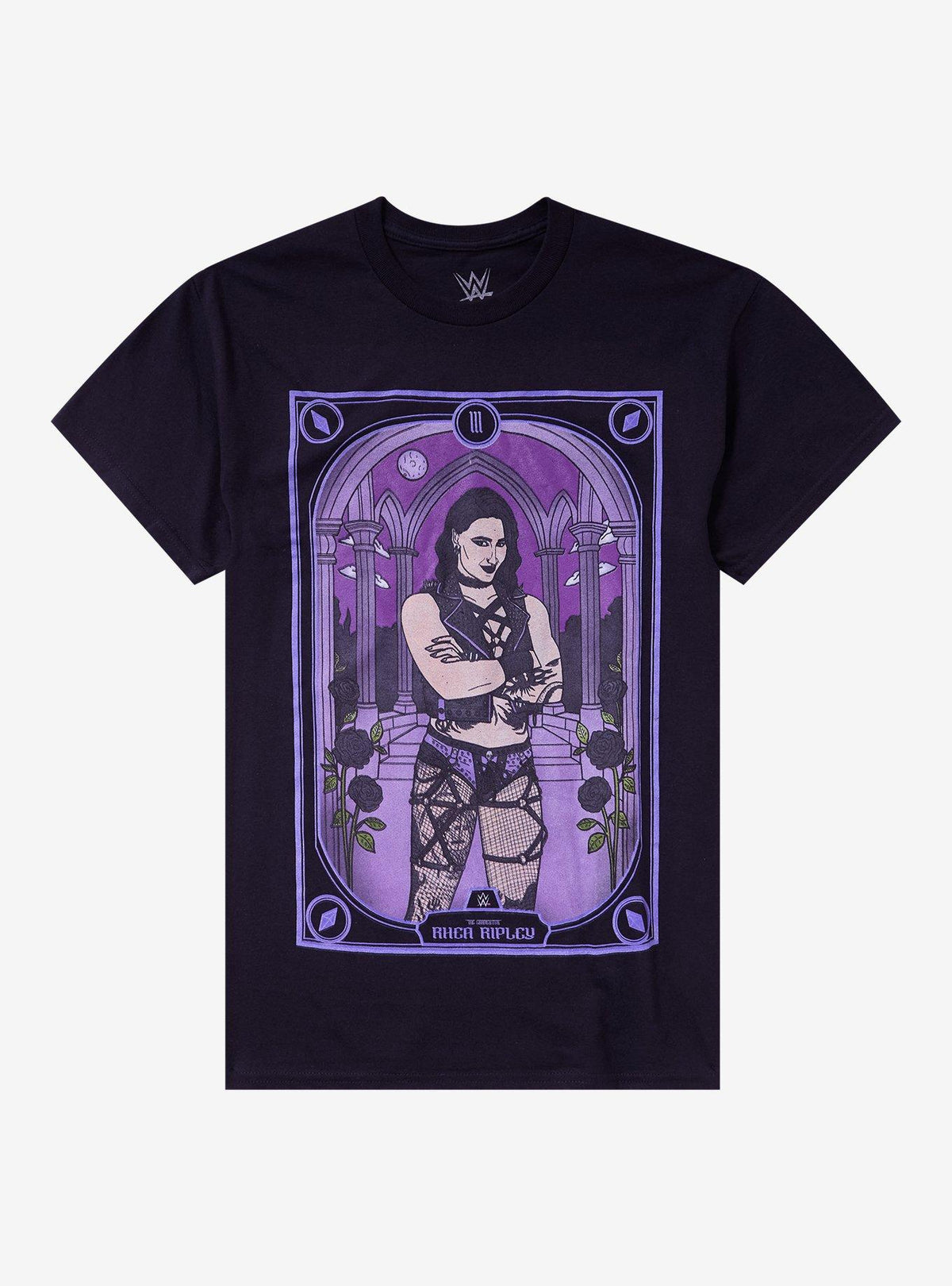WWE Rhea Ripley Tarot Card T-Shirt By Sketch Scythe