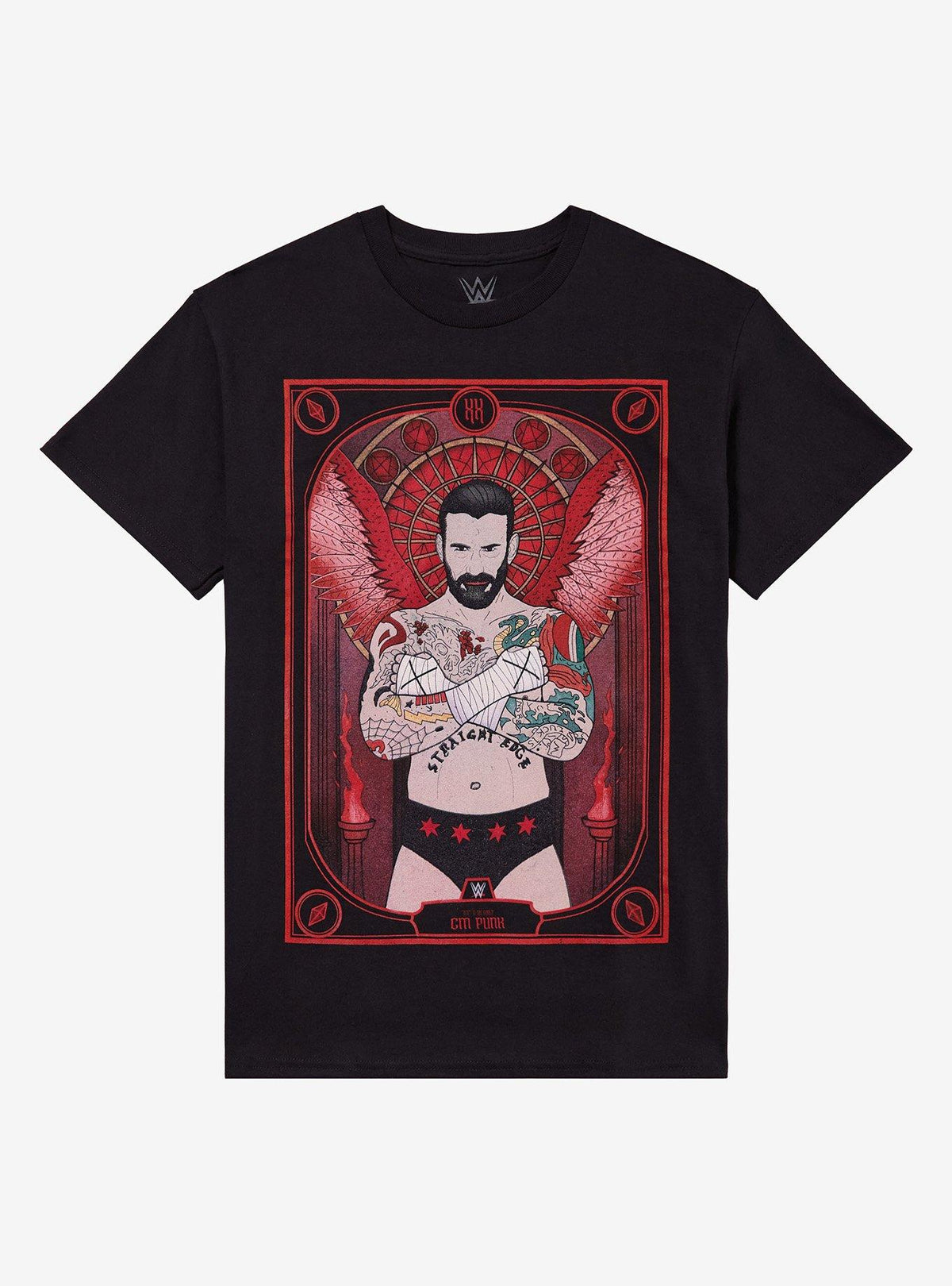 WWE CM Punk Tarot Card T-Shirt By Sketch Scythe