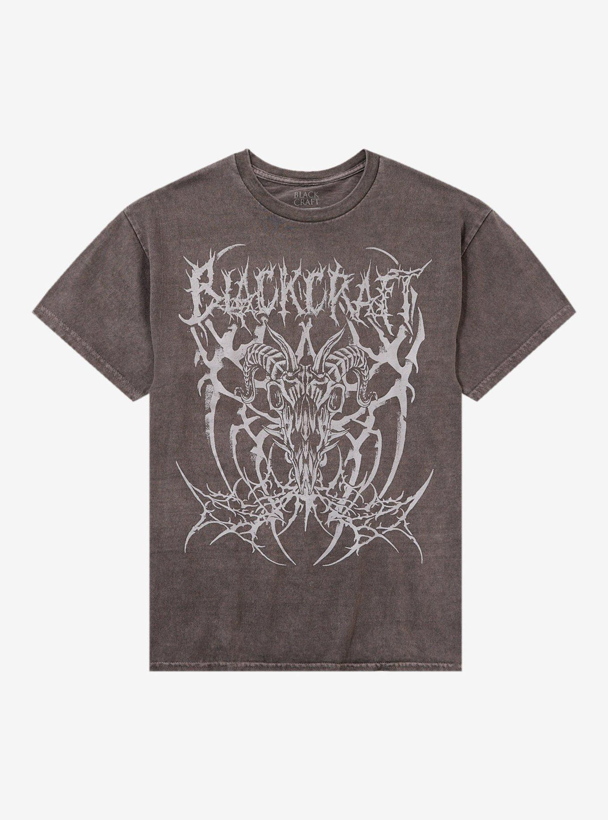 BlackCraft Goat Skull Mineral Wash T-Shirt