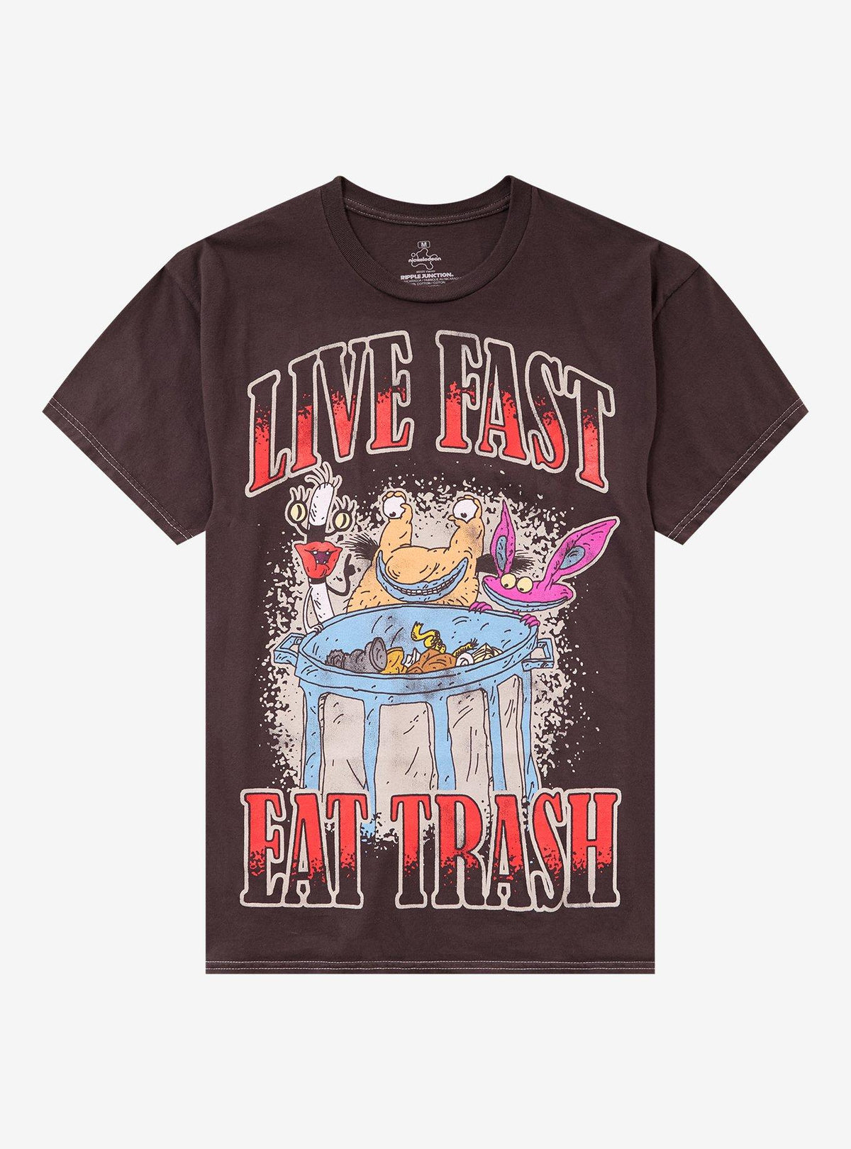 Aaahh Real Monsters Live Fast Eat Trash T-Shirt
