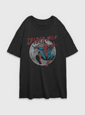 web hero Retro Girls Oversized T-Shirt