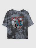 web hero Retro Girls Tie-Dye Crop T-Shirt