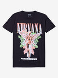 Nirvana In Utero Angel Flowers T-Shirt