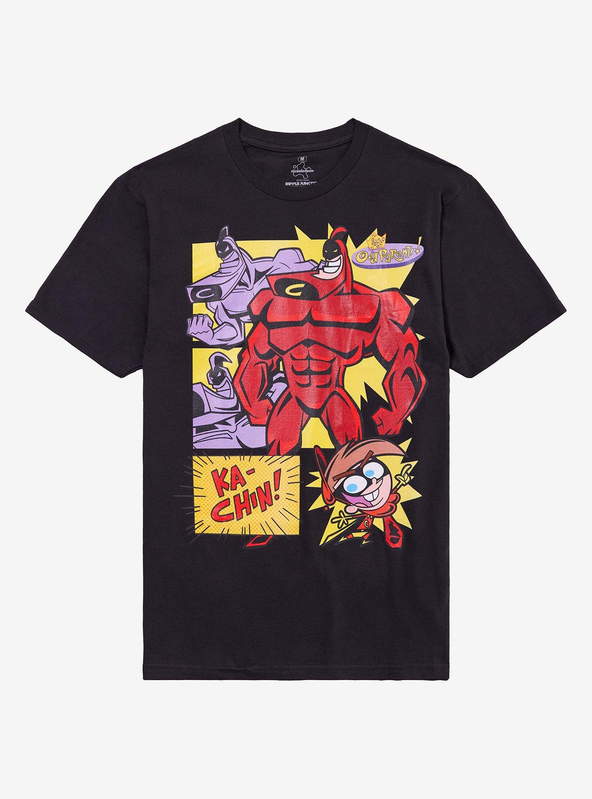 The Fairly OddParents The Crimson Chin Panels T-Shirts