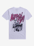 Regular Show Mordecai and Rigby Flame Font T-Shirt