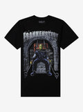 Rock Rebel Universal Monsters Frankenstein Chair T-Shirt 2