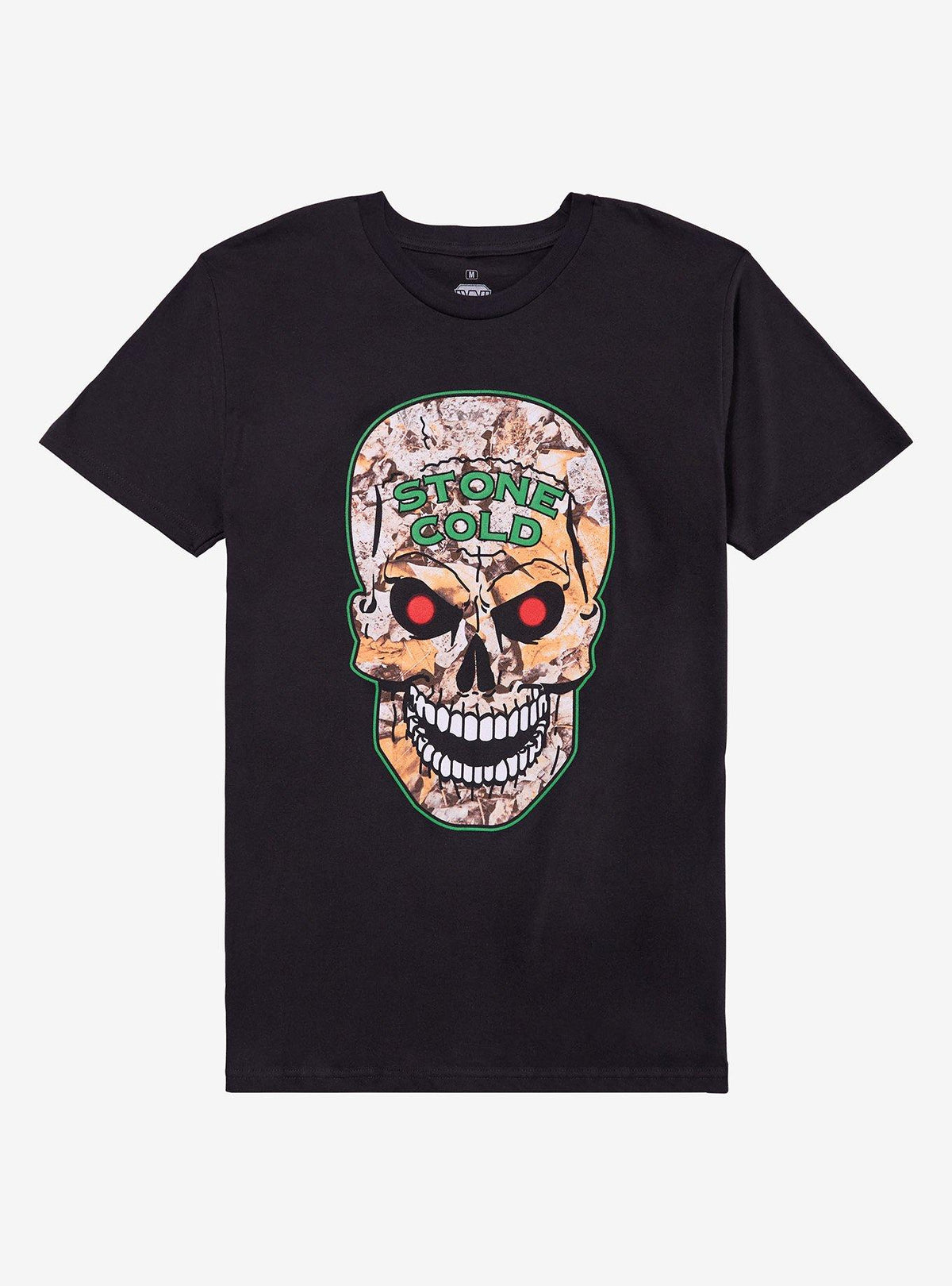 WWE Stone Cold Steve Austin Camo Skull T-Shirt