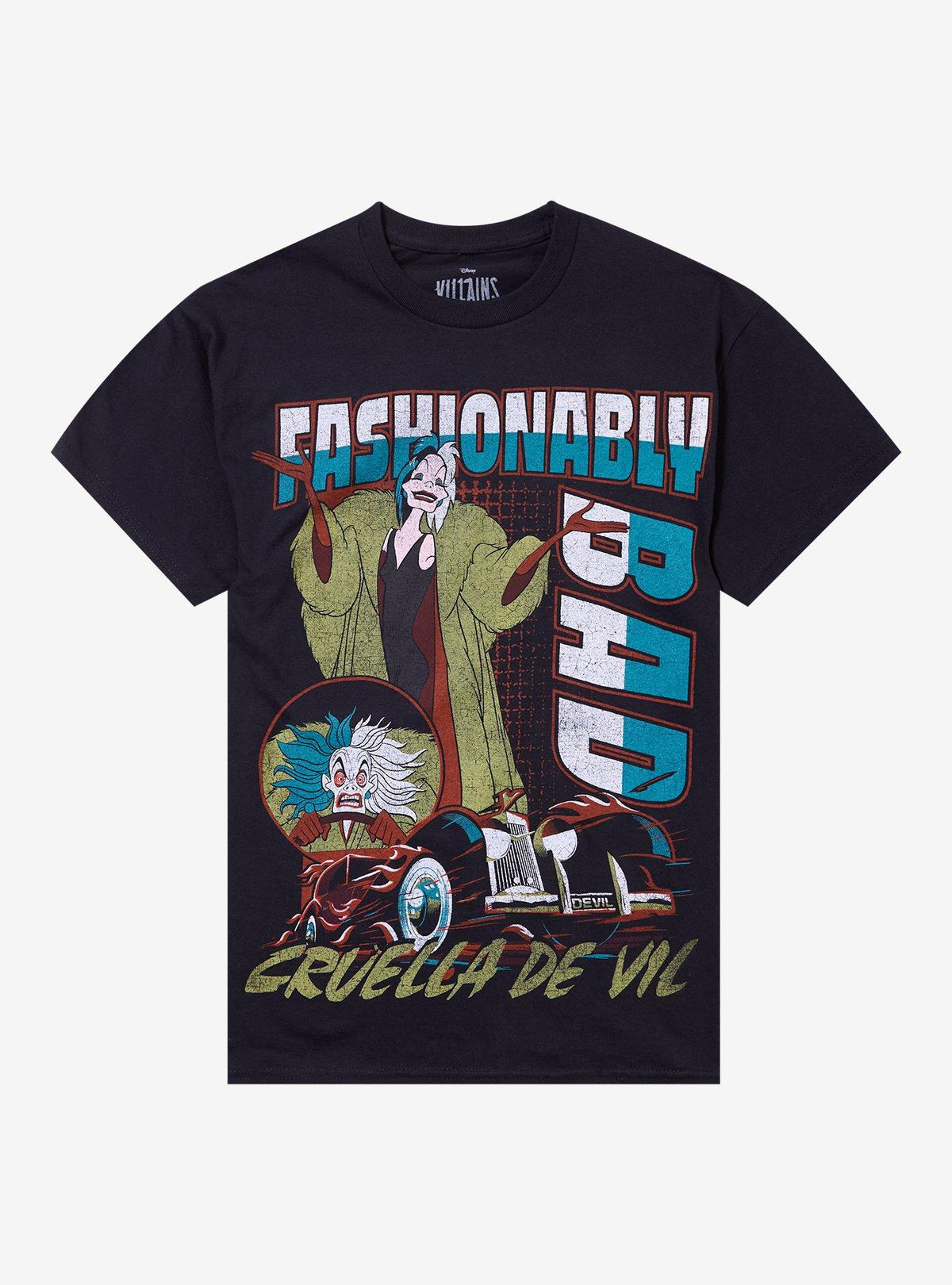 101 Dalmatians Cruella Collage T-Shirt