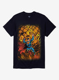 super hero Daily Planet Flames T-Shirt