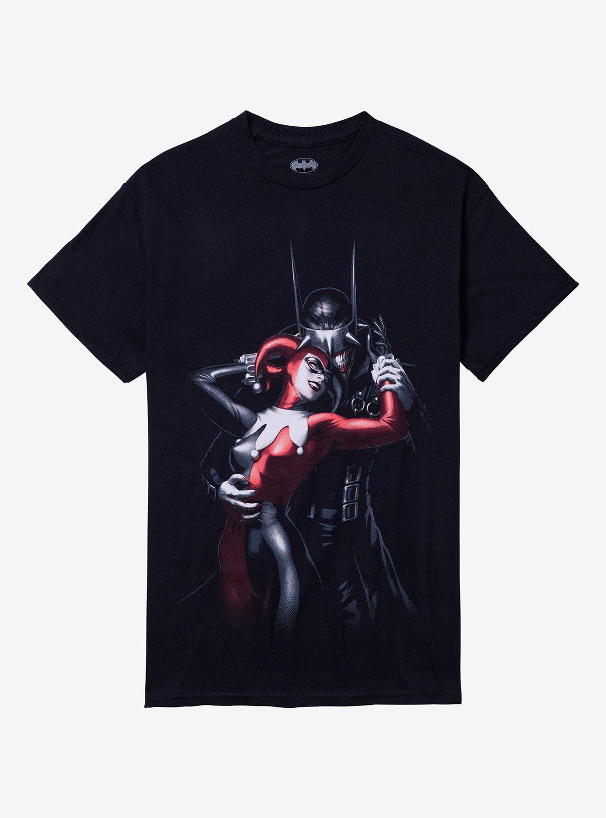The dark vigilante Who Laughs Harley Quinn T-Shirt