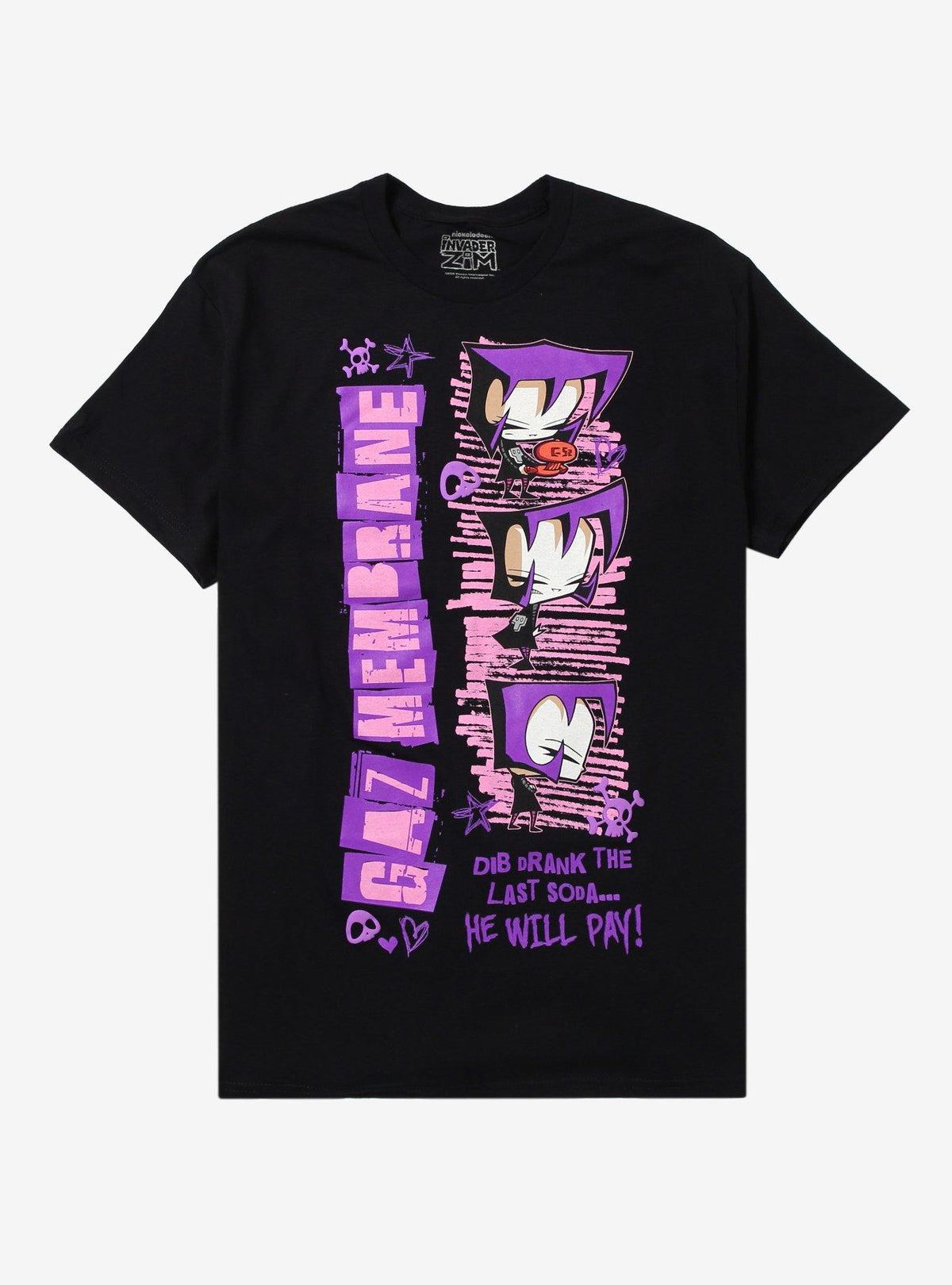 Invader Zim Gaz Collage T-Shirt