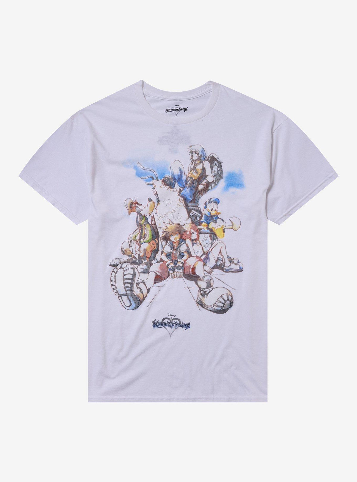 Kingdom Hearts Sketch Poster T-Shirt