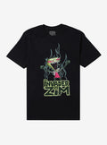 Invader Zim Glitter Flames Zim T-Shirt