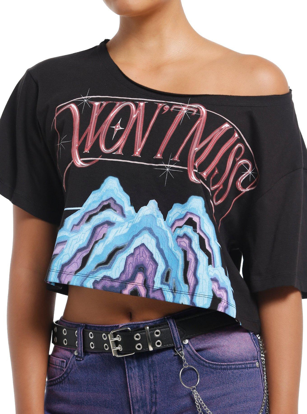 KPop Demon Hunters Mira Cosplay Girls Crop T-Shirt