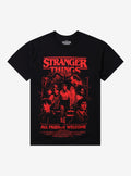 Stranger Things All Friends Welcome Poster T-Shirt