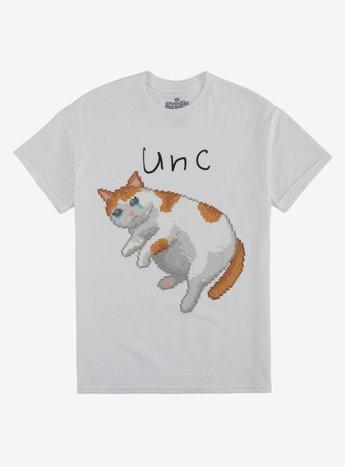 Unc Pixelated Cat T-Shirt By Goodie Two Sleeves