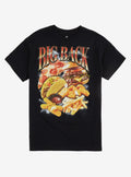 Big Back Food Collage T-Shirt By Goodie Two Sleeves
