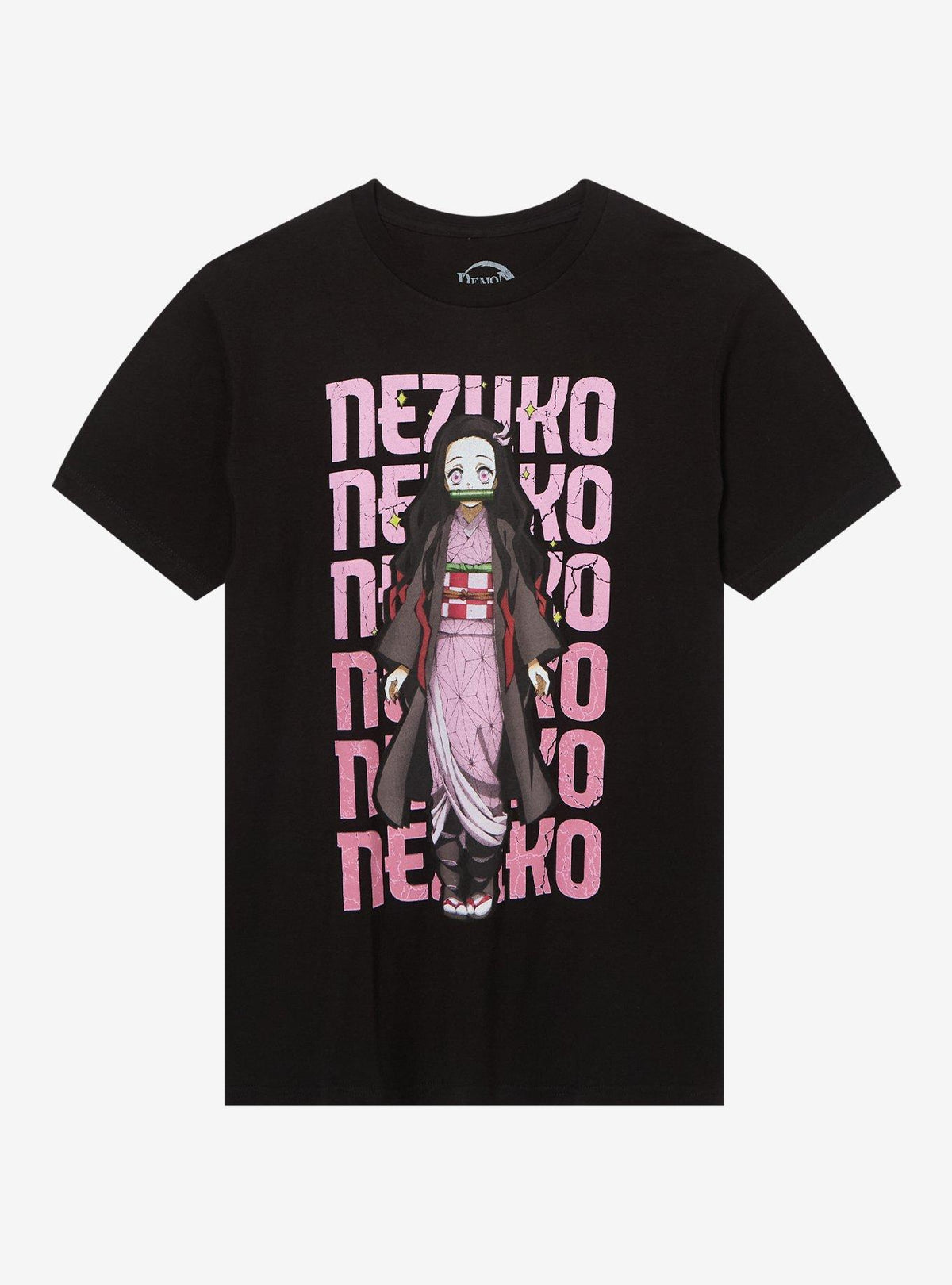 anime swordsman Kimetsu No Yaiba Nezuko Name Portrait T-Shirt