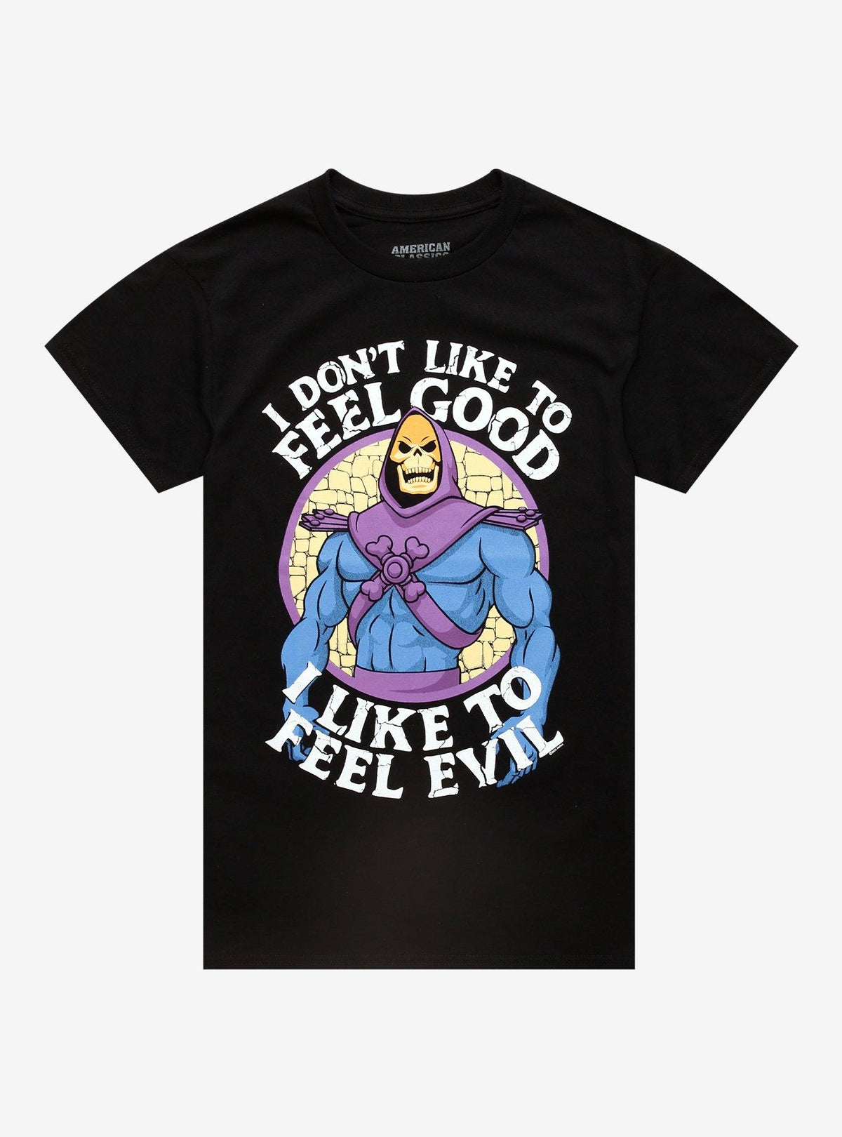 Masters Of The Universe Skeletor Feel Evil T-Shirt