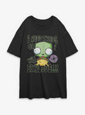 Invader ZIM Taco Explosion Girls Oversized T-Shirt