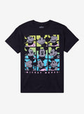 Mickey Mouse Tonal Neon Grid T-Shirt