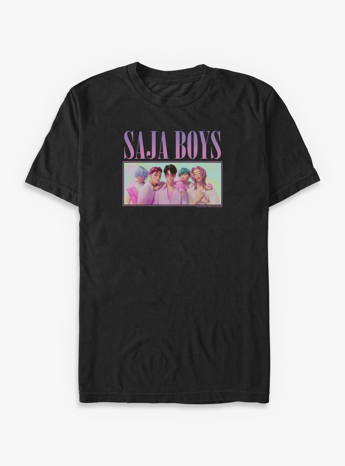 KPop Demon Hunters Saja Boys Group Big Tall T-Shirt