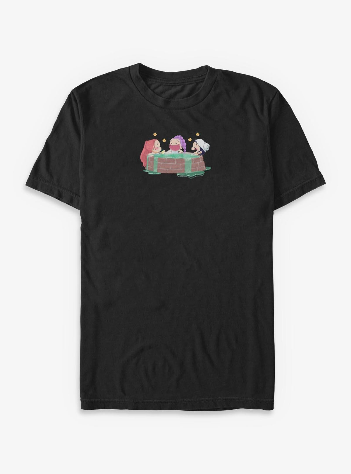 KPop Demon Hunters Huntrix Bath House Big Tall T-Shirt