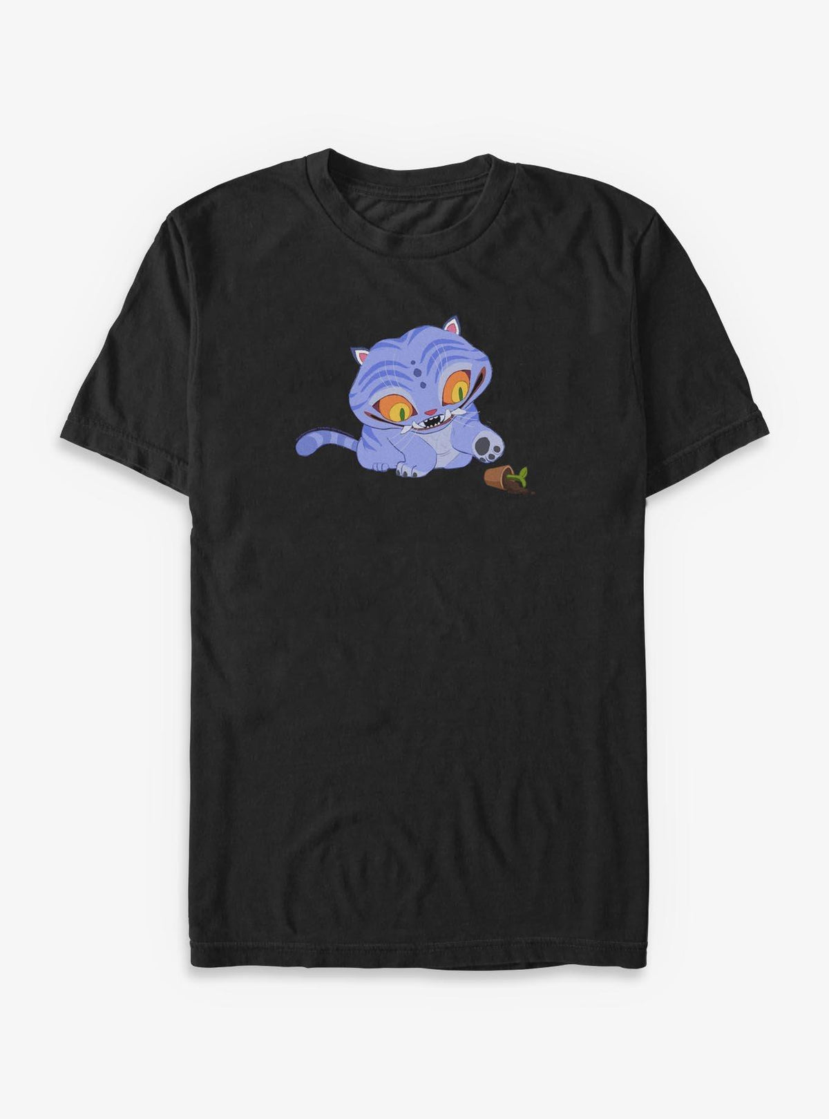 KPop Demon Hunters Chibi Derpy Plant Big Tall T-Shirt