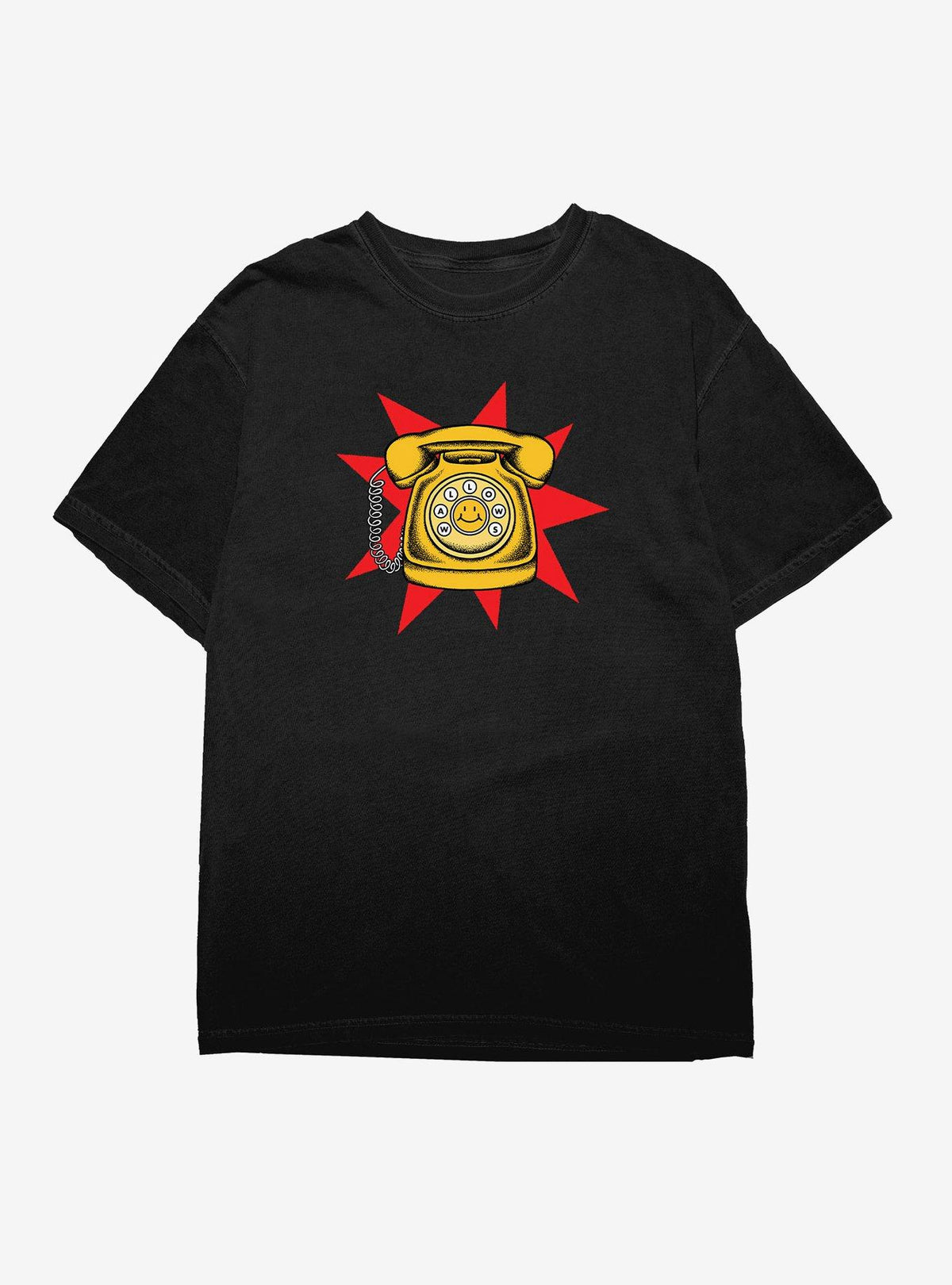 Wallows Yellow Telephone T-Shirt