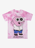 Smiling Friends Pim Pink Tie-Dye T-Shirt