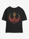 space adventure Rebel Retro Gradient Girls Skimmer T-Shirt