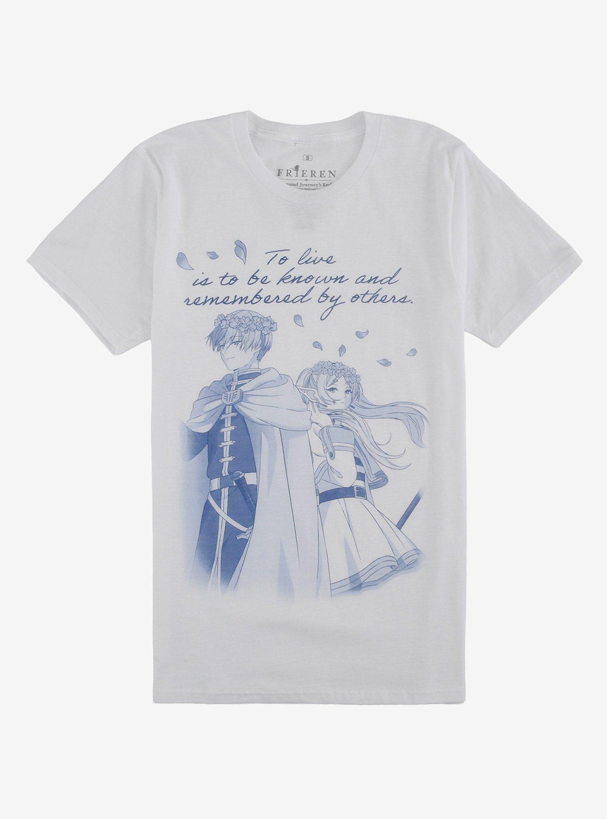 Frieren Beyond Journey's End Himmel Frieren Quote Blue T-Shirt