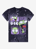Invader Zim GIR All doomed Splatter-Dye T-Shirt