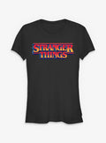 Stranger Things Retro Logo Girls T-Shirt 2