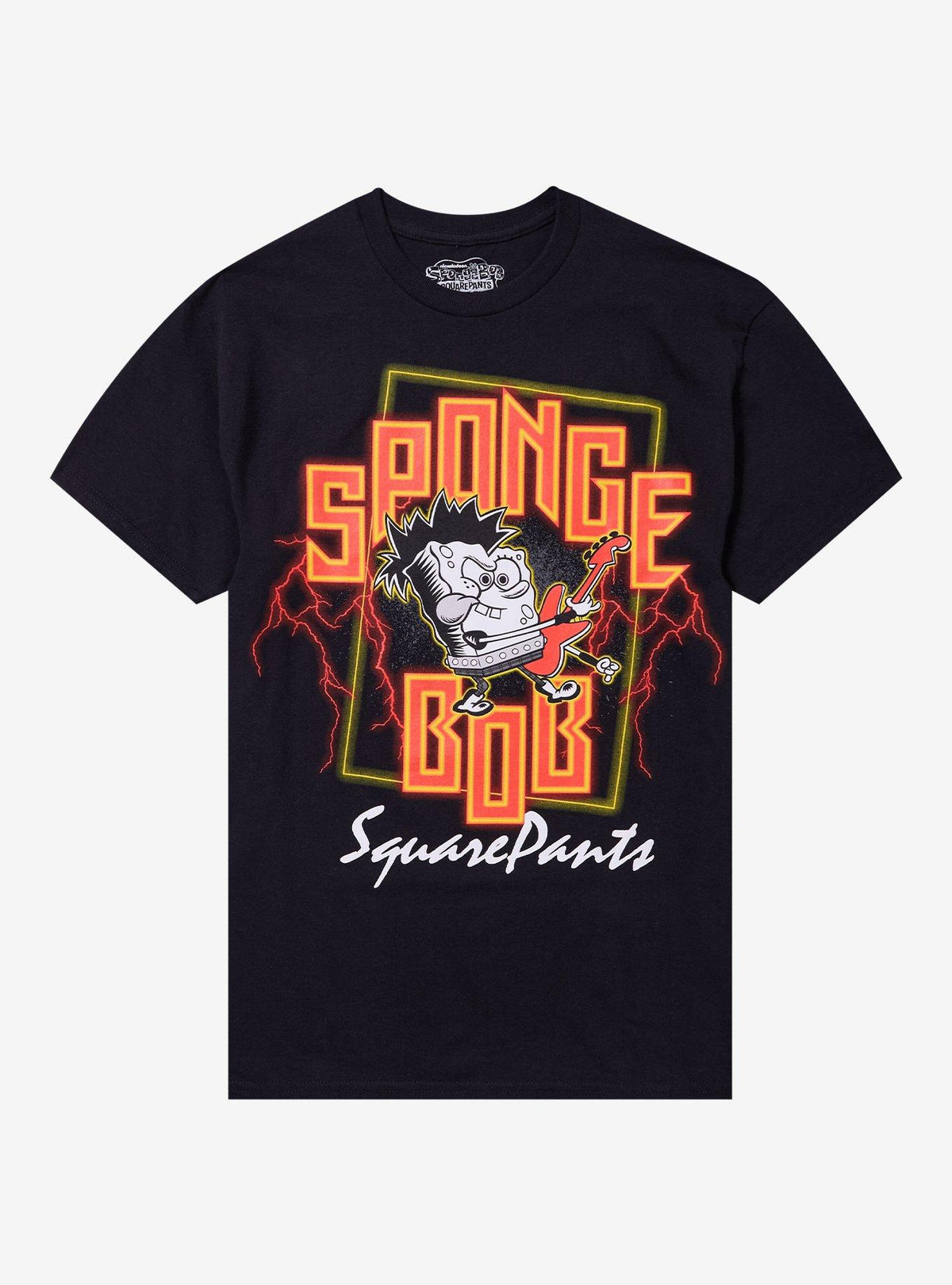 cartoon sea sponge Electric Guitar T-Shirt