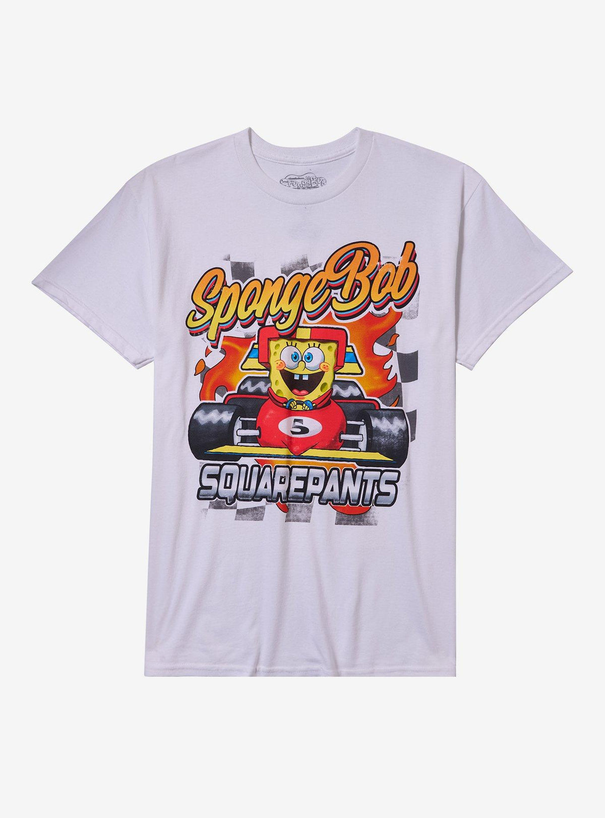 cartoon sea sponge Racing T-Shirt